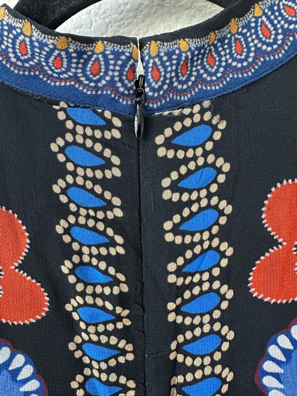 FARM RIO Ainika Ruffled Printed Crepe Maxi Dress SZ XS NWT - Picture 6 of 7